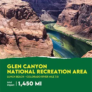 Instagram post featuring Glen Canyon National Recreational Area. - Link to social post