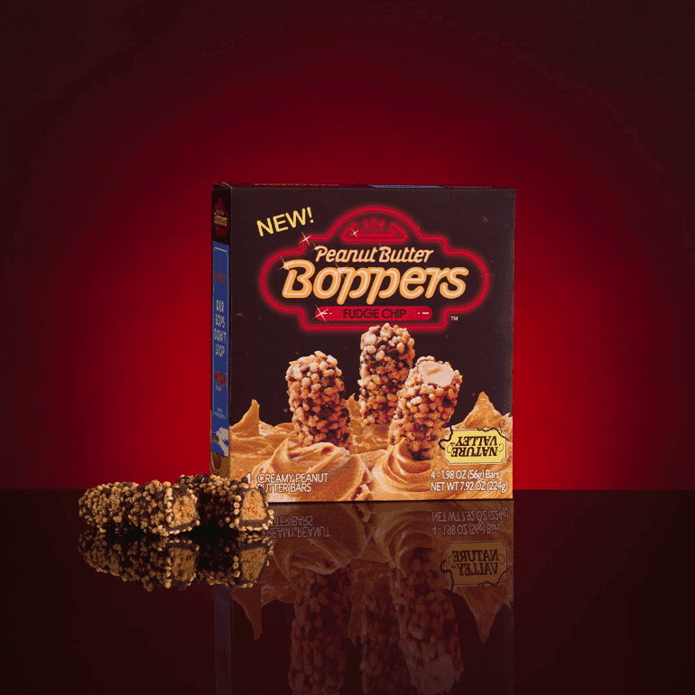 Nature Valley Peanut Butter Boppers chewy peanut butter and fudge bars